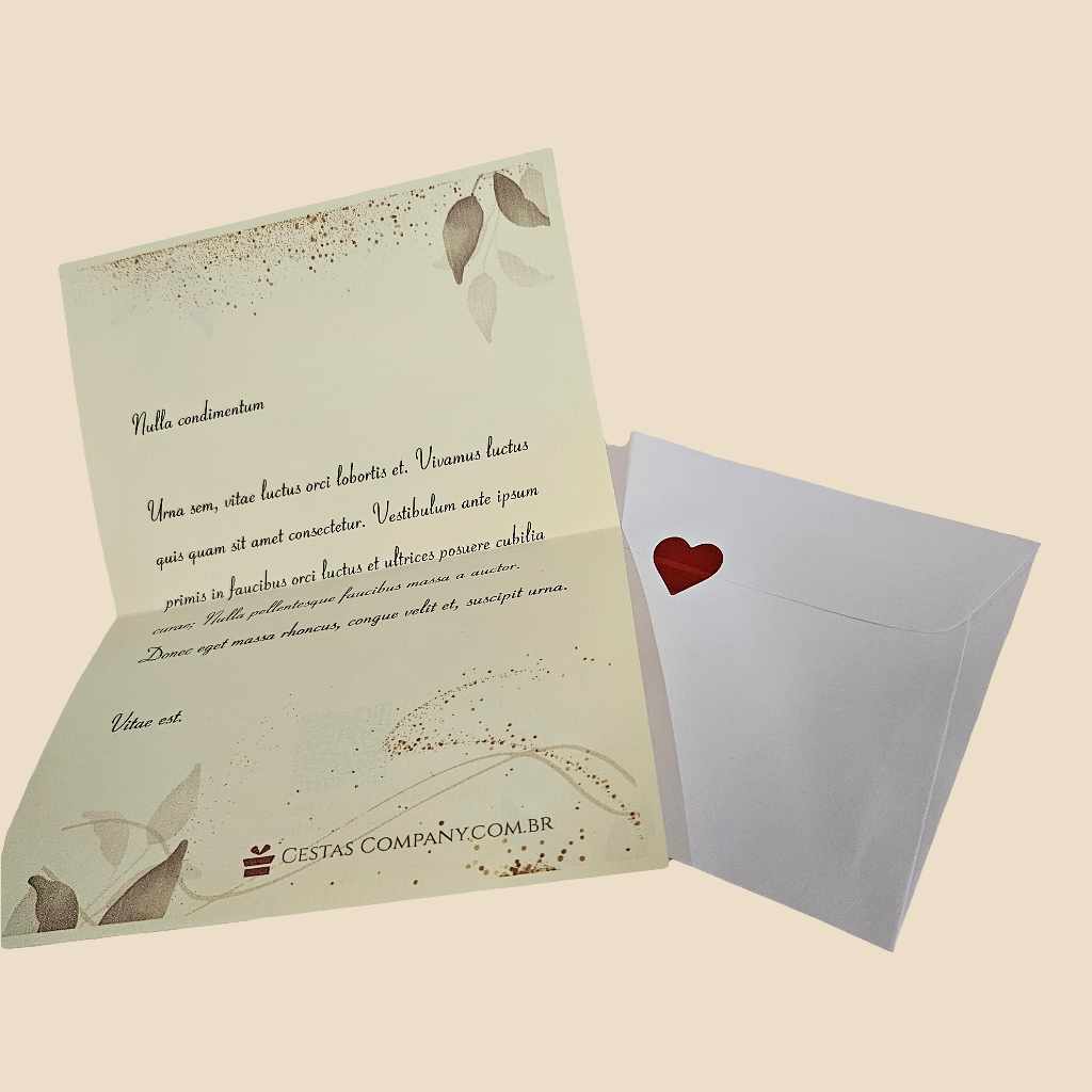 Cartão Personalizado Padrão Flores Já