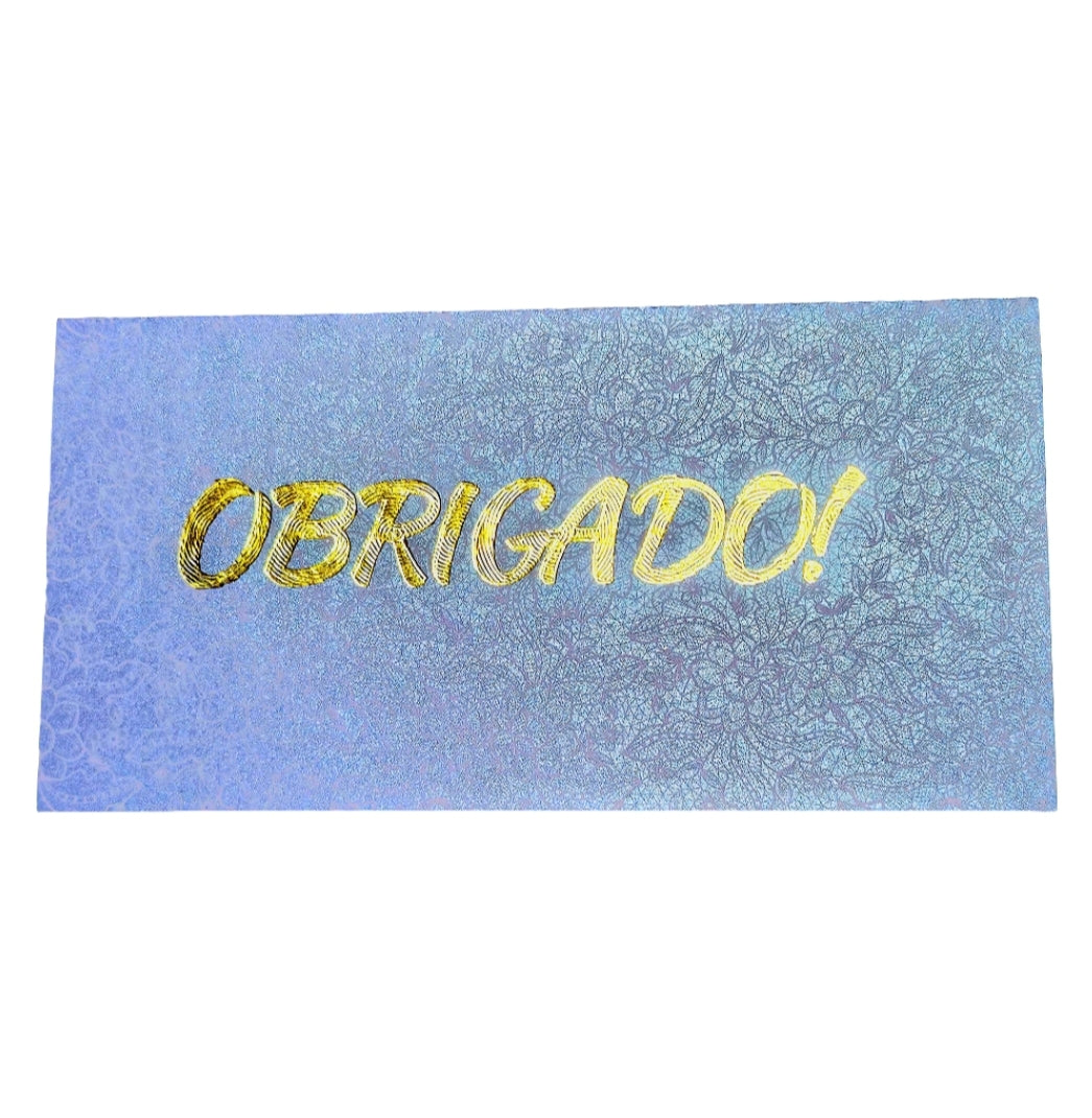 Cartão Personalizado Padrão Flores Já