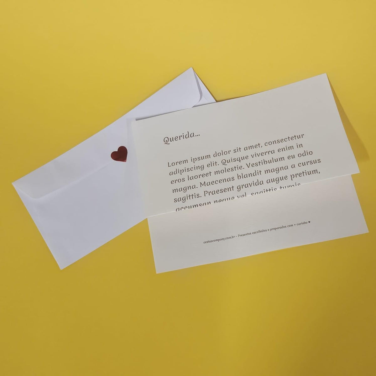 Cartão Personalizado Padrão Flores Já