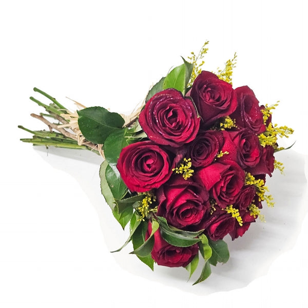 Bouquet with 12 Red Roses Brazil