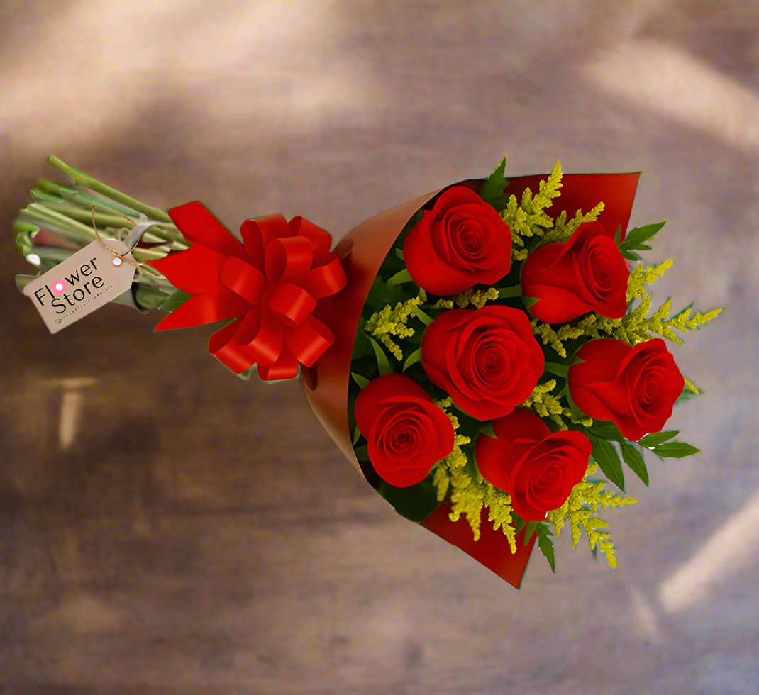 Buquê 12 Rosas Vermelhas Clásico