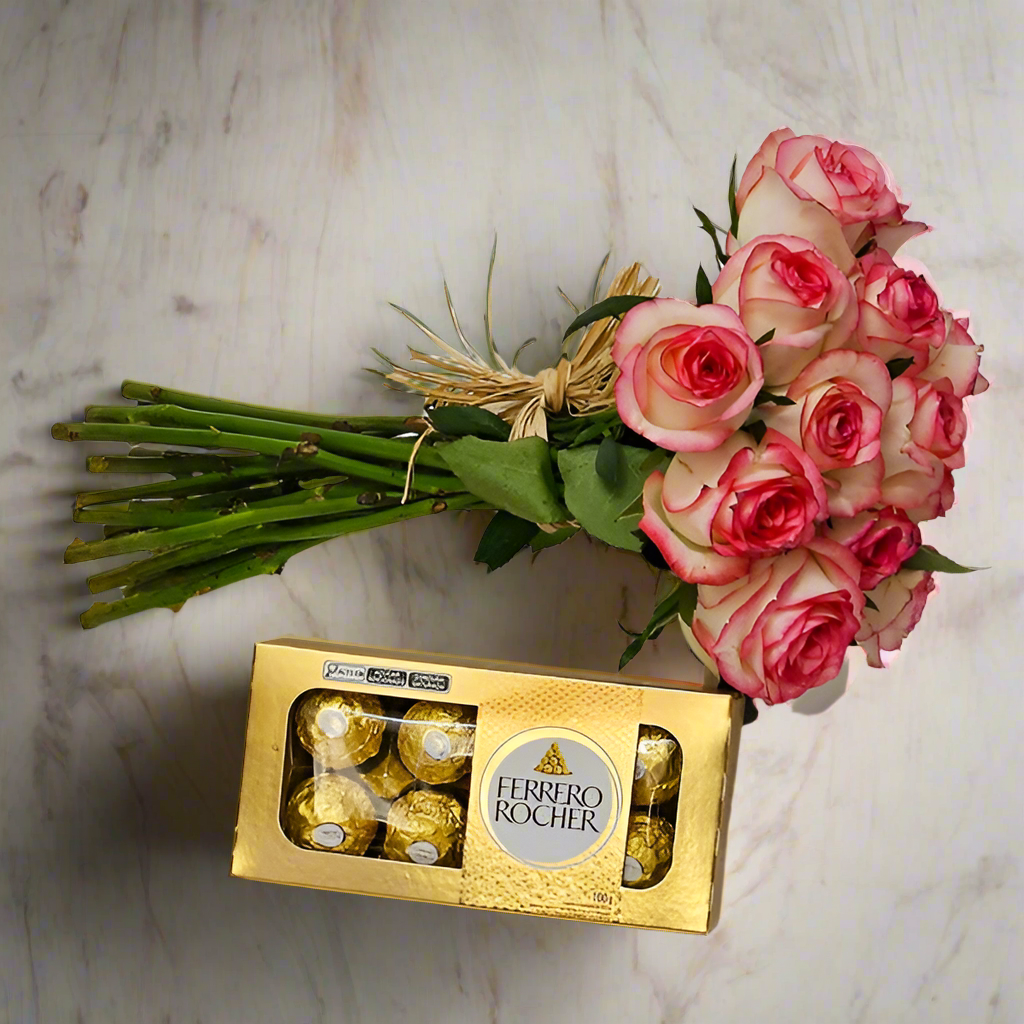 Girlfriend Bouquet with Chocolates